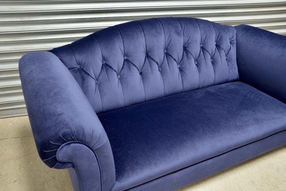 Buttoned Back Sofa - Recovered