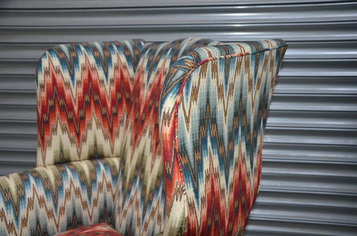 Traditional Chippendale Chair reupholstered