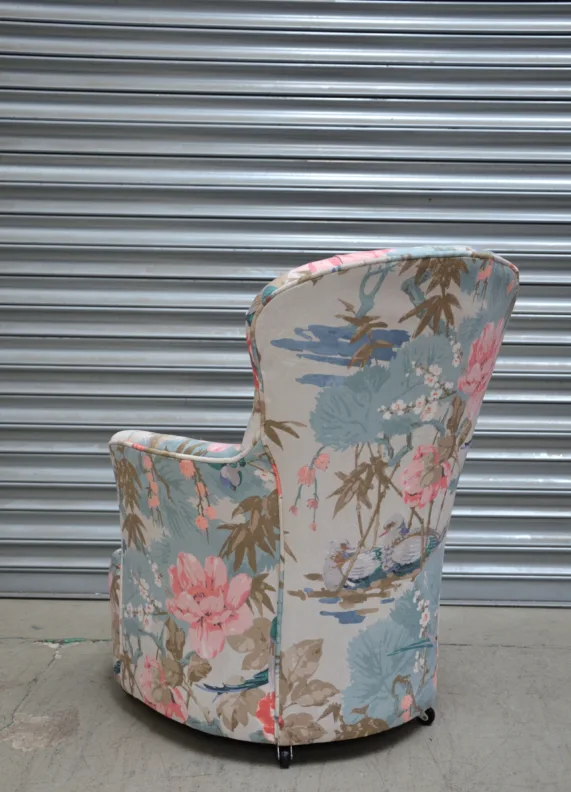 Buttoned Back Bedroom Chair