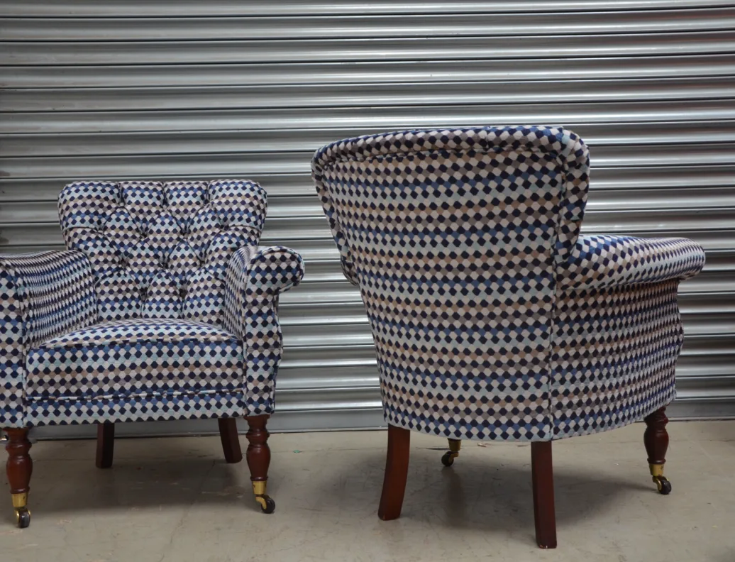 Buttoned Back Chairs