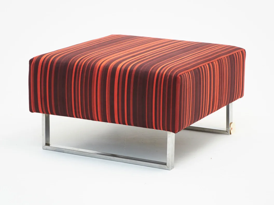 Metal Frame Footstool