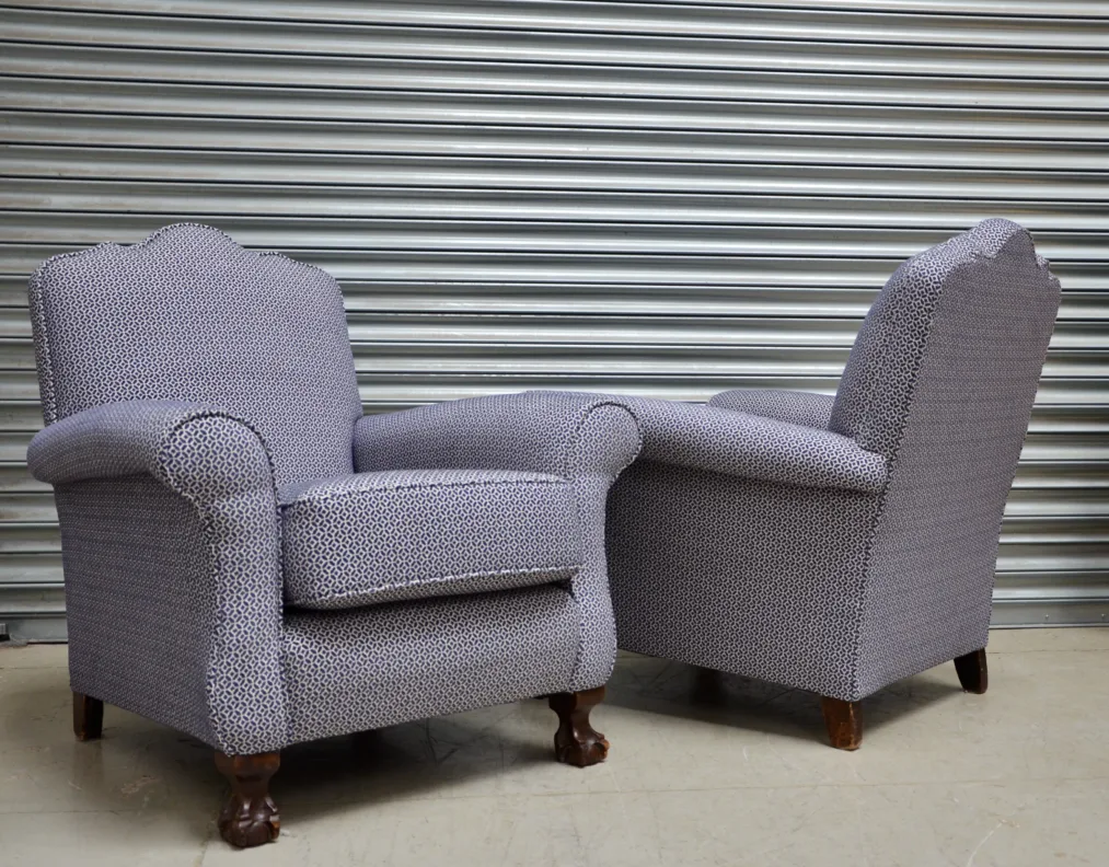 Armchairs – recovered