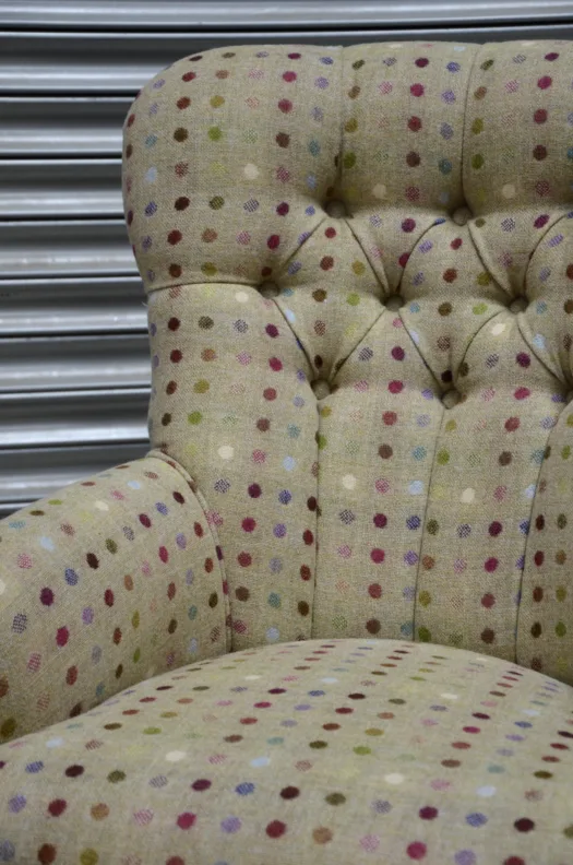 Buttoned Back Chair - Recovered