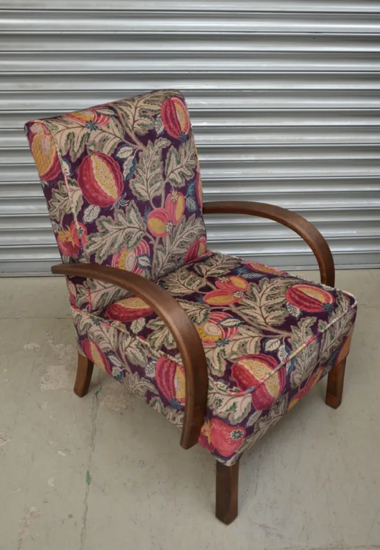 Wooden Frame Chair – fully reupholstered
