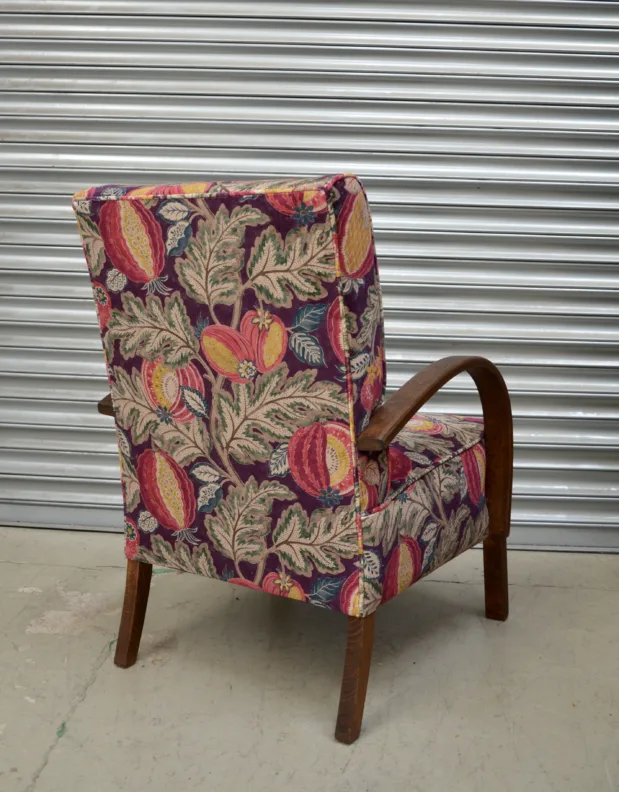 Wooden Frame Chair – fully reupholstered