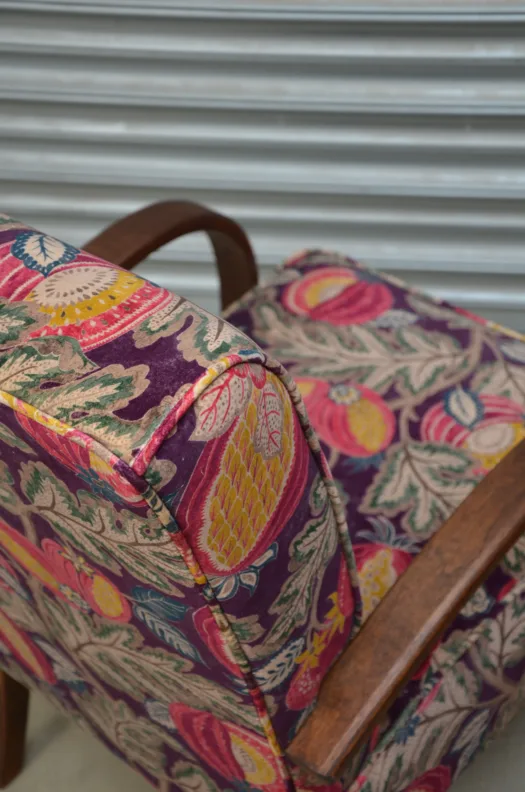 Wooden Frame Chair – fully reupholstered