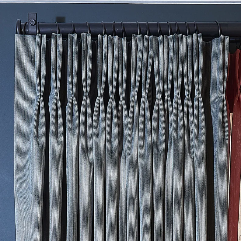Double Pinch Pleat Voil and Curtains