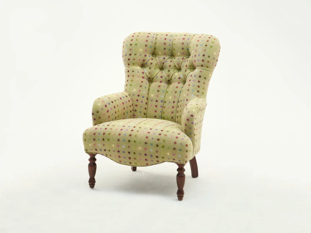 Moon Spotty Button Back Chair
