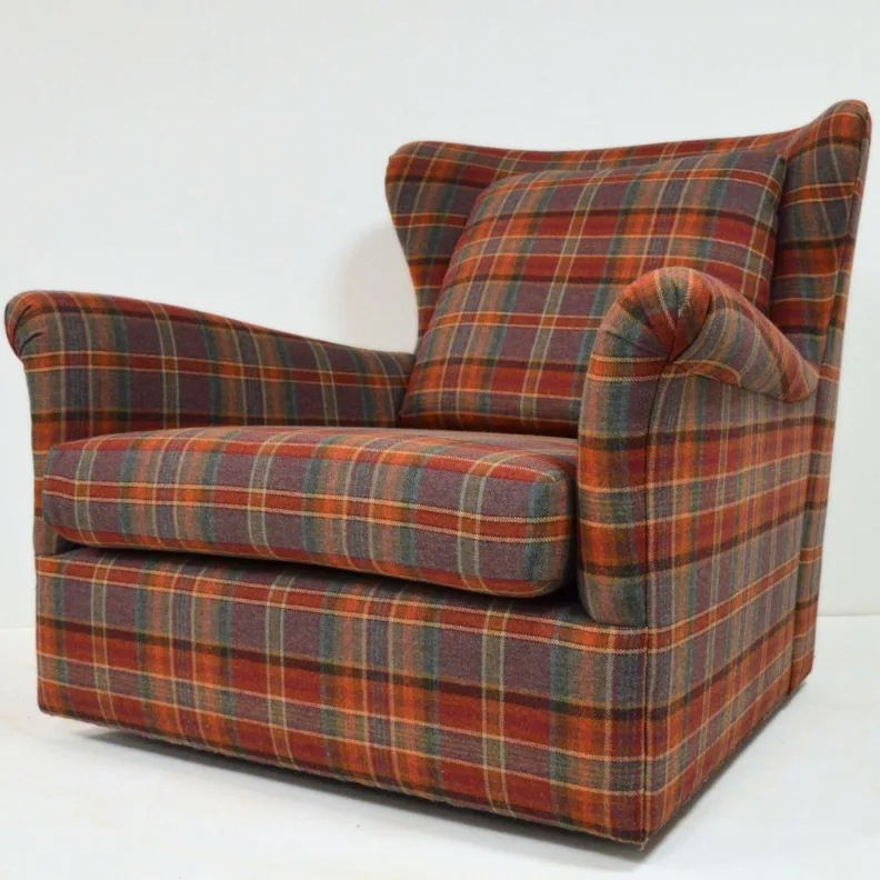 Grand Tartan Armchair