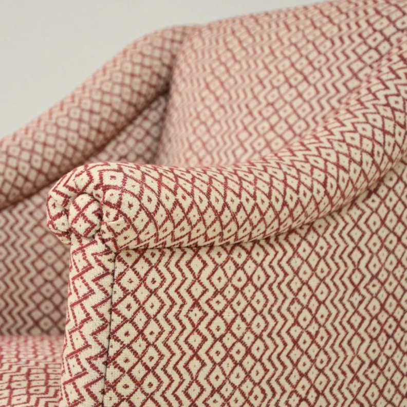 Chair Reupholstered in a Sanderson Woven Fabric