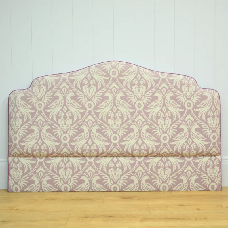 Beautiful Bespoke Headboard with Contrast Piping