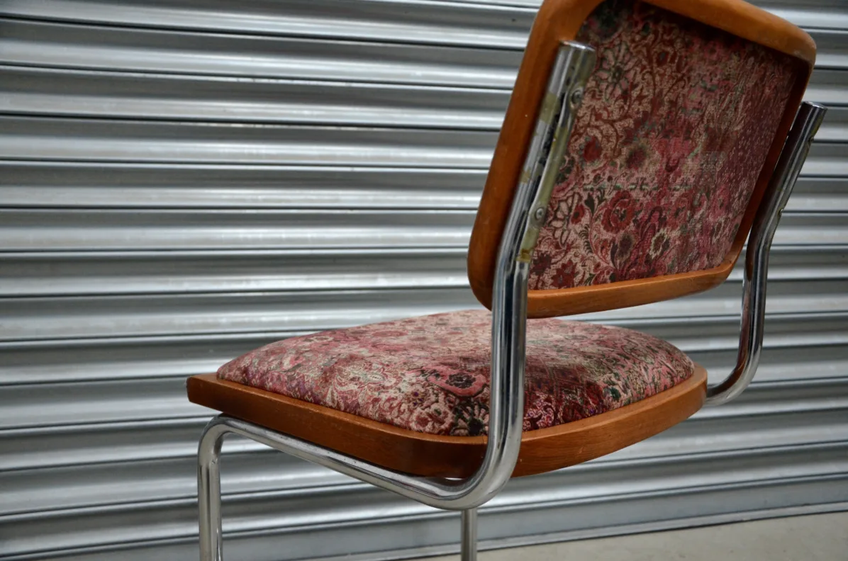 Mid-Century Metal Framed Chair