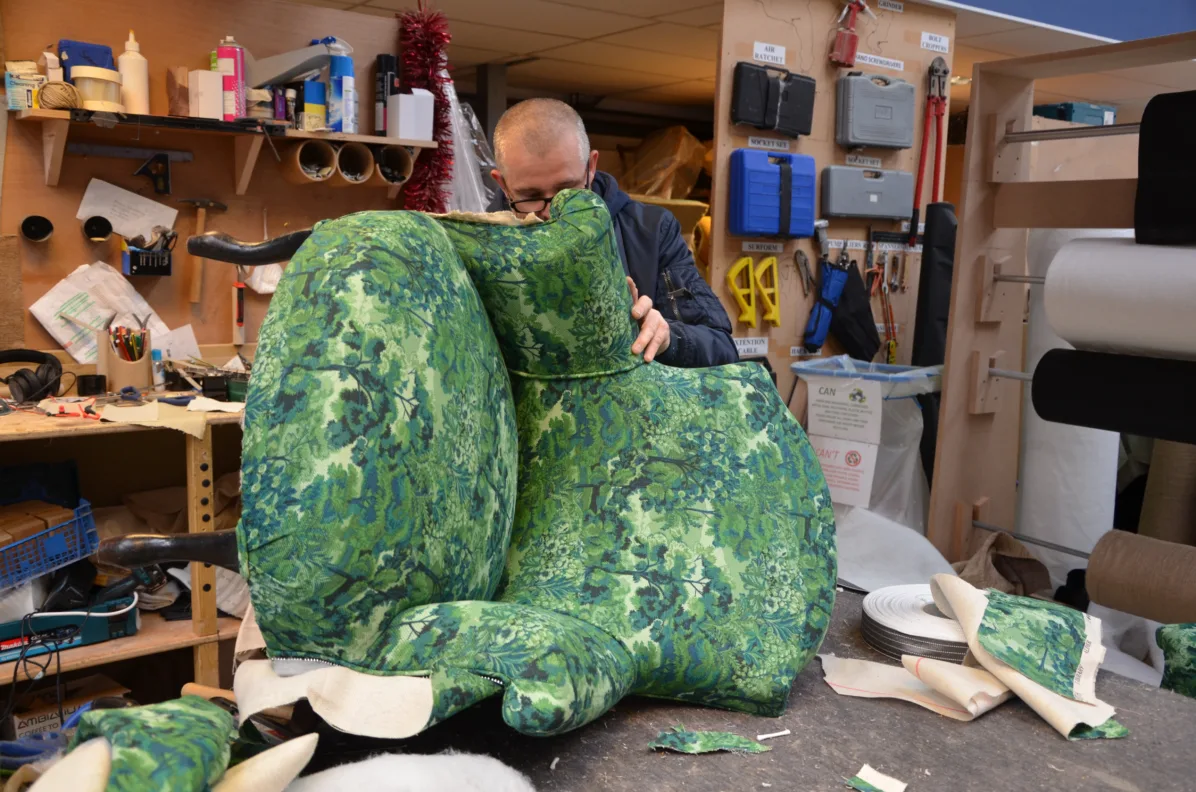 Reupholstered Small Chair Duo