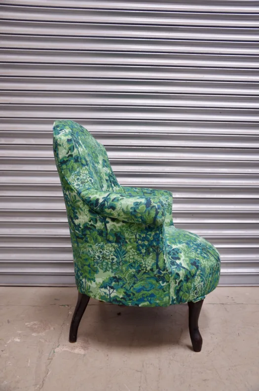 Reupholstered Small Chair Duo